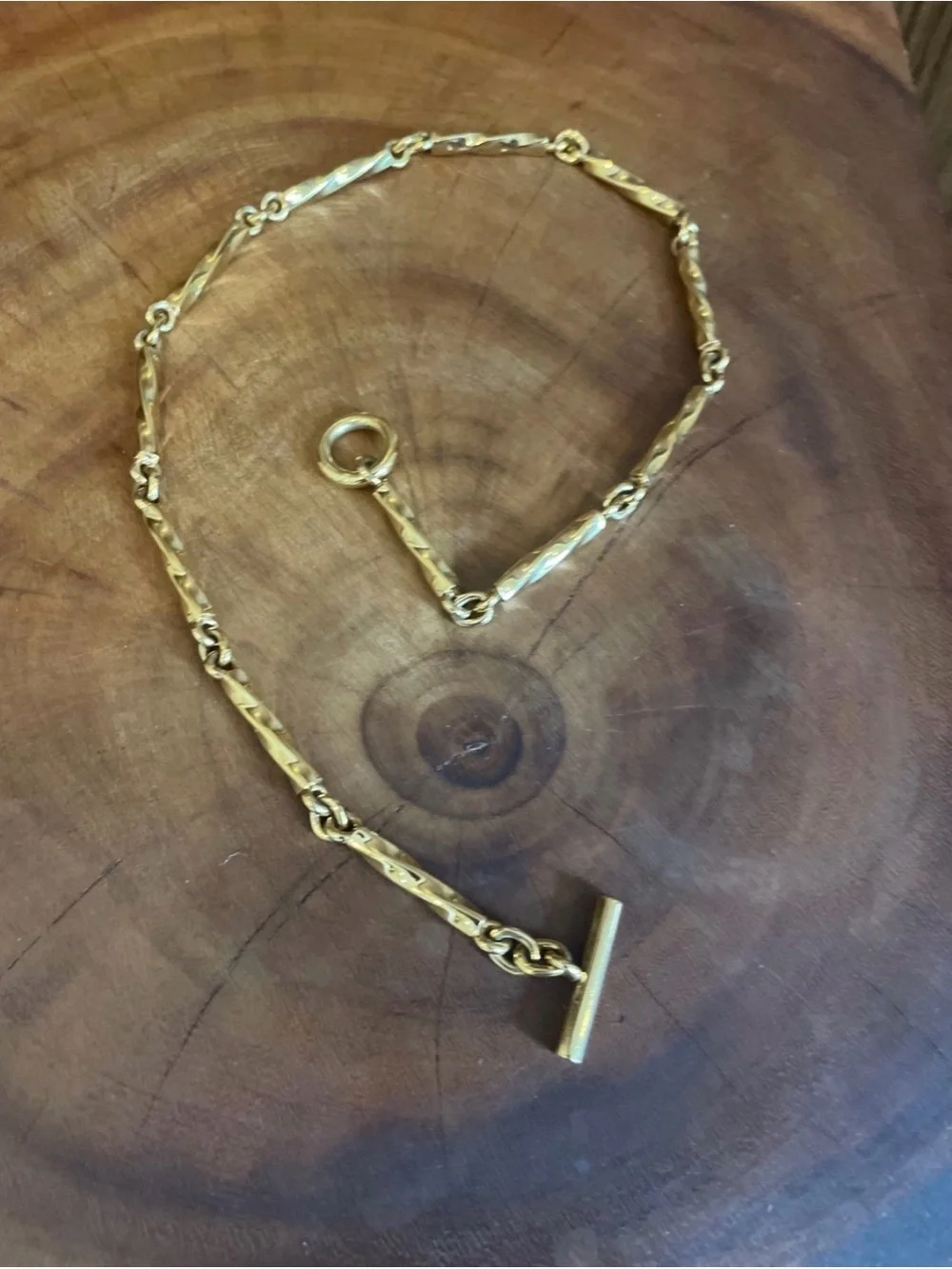SOKO Imara Gold Chunky Toggle Necklace